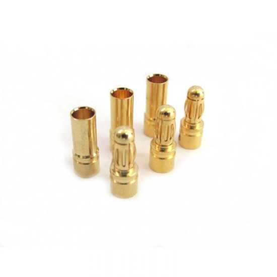 KIT CONNETTORI M/F 3,5 MM 3 +3 PZ