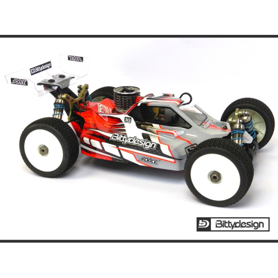 CARROZZERIA BITTY FORCE OFF ROAD PER KYOSHO MP4  TRASPARENTE NON VERNICIATA