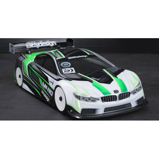 CARROZZERIA TOURING BITTY 190 MM M410 (TRASPARENTE NON VERNICIATA)
