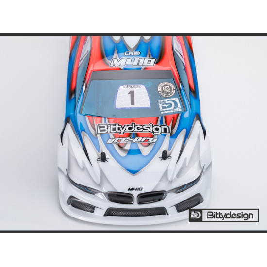 CARROZZERIA TOURING BITTY 190 MM M410 (TRASPARENTE NON VERNICIATA)