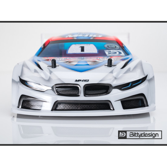 CARROZZERIA TOURING BITTY 190 MM M410 (TRASPARENTE NON VERNICIATA)